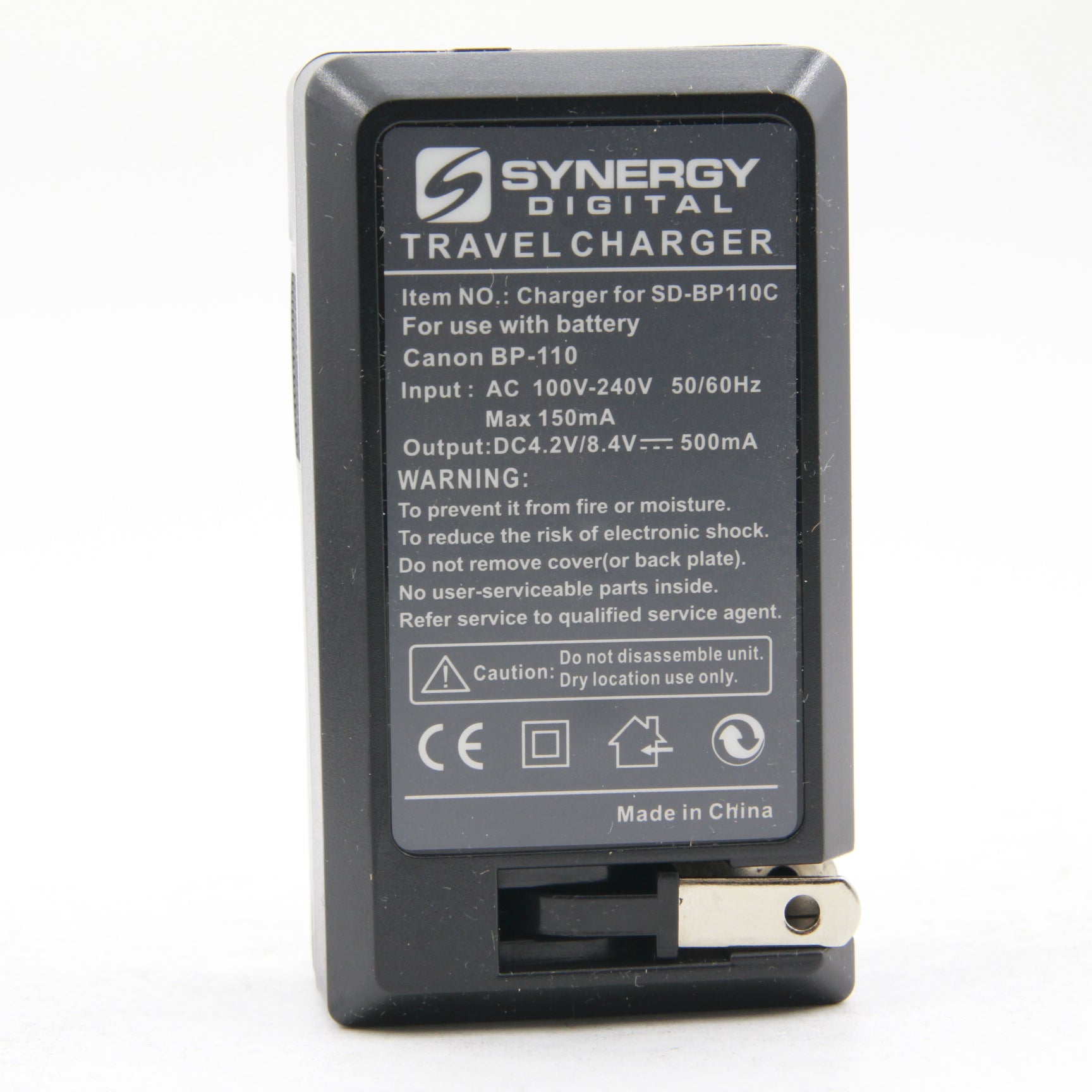 Synergy Digital Battery Charger Kit for Canon SD BP110C Camera Battery - Replacement Charger for Travel & Professional Photography
