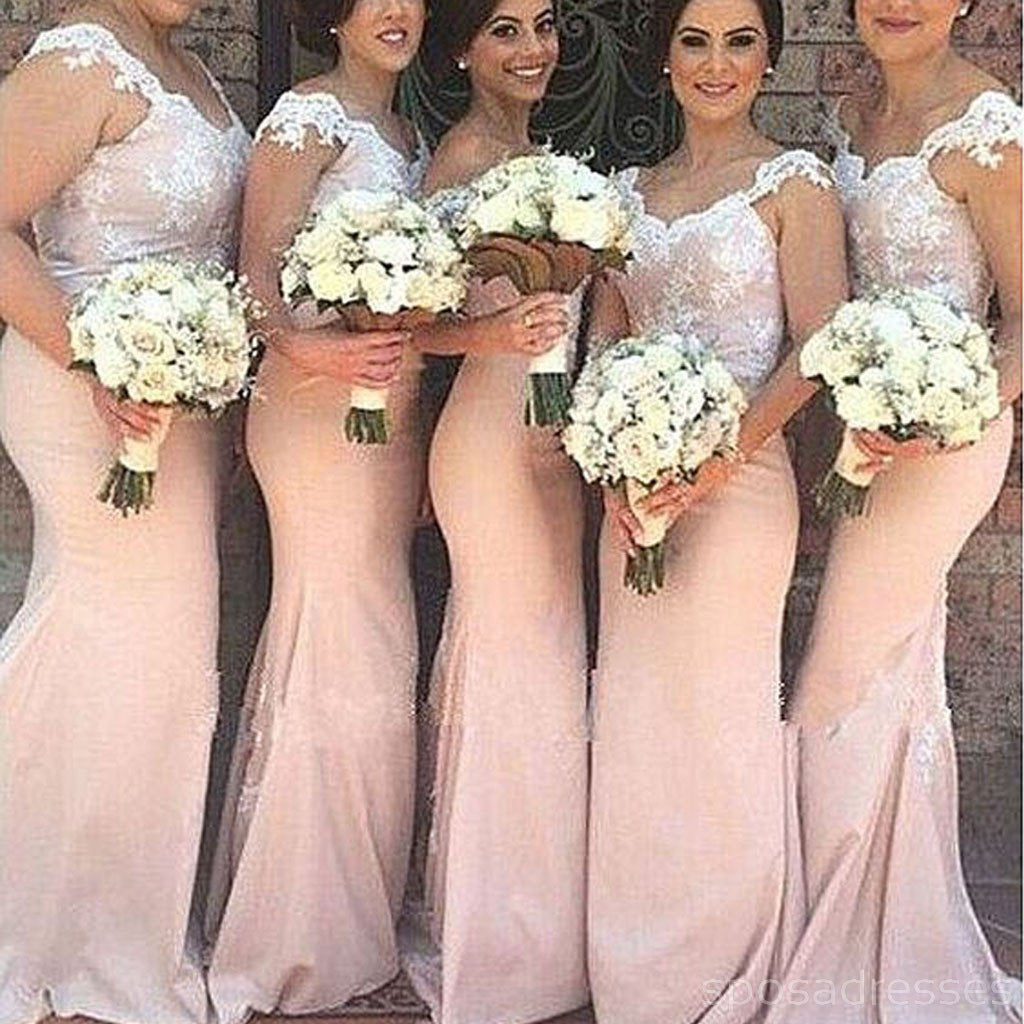 Elegant Off Shoulder Lace Mermaid Wedding Guest Dress - Sexy Long Formal Gown for Bridesmaid, Evening Party & Special Occasions | WG24