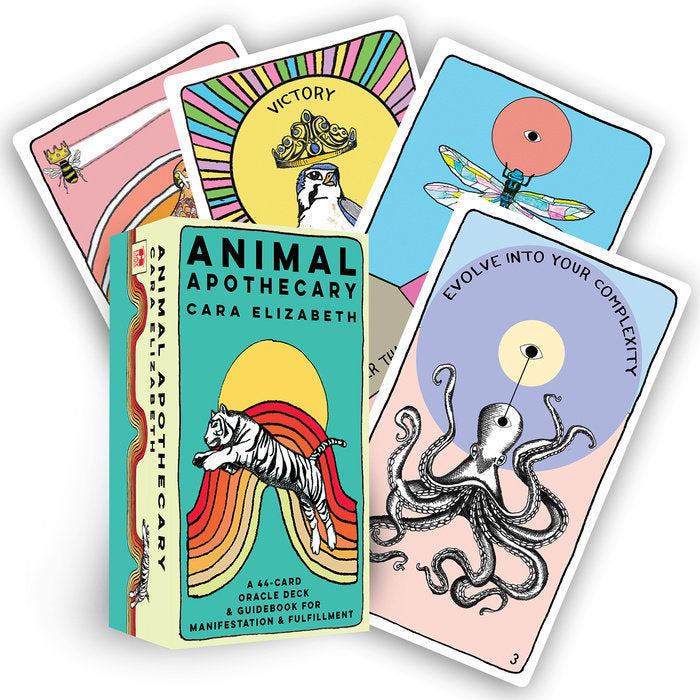 Animal Apothecary Oracle Deck - 78-Card Divination Deck for Spiritual Guidance, Self-Discovery & Healing | Perfect for Tarot Readers, Meditation & Energy Work