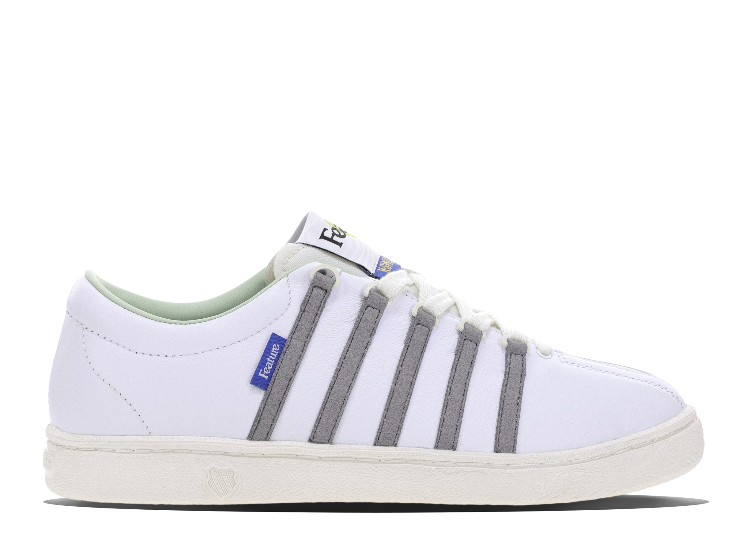Classic 66 X Feature Sneakers - White/Frost Grey/Marshmallow Colorway | Stylish & Comfortable for Casual Wear, Running & Outdoor Activities