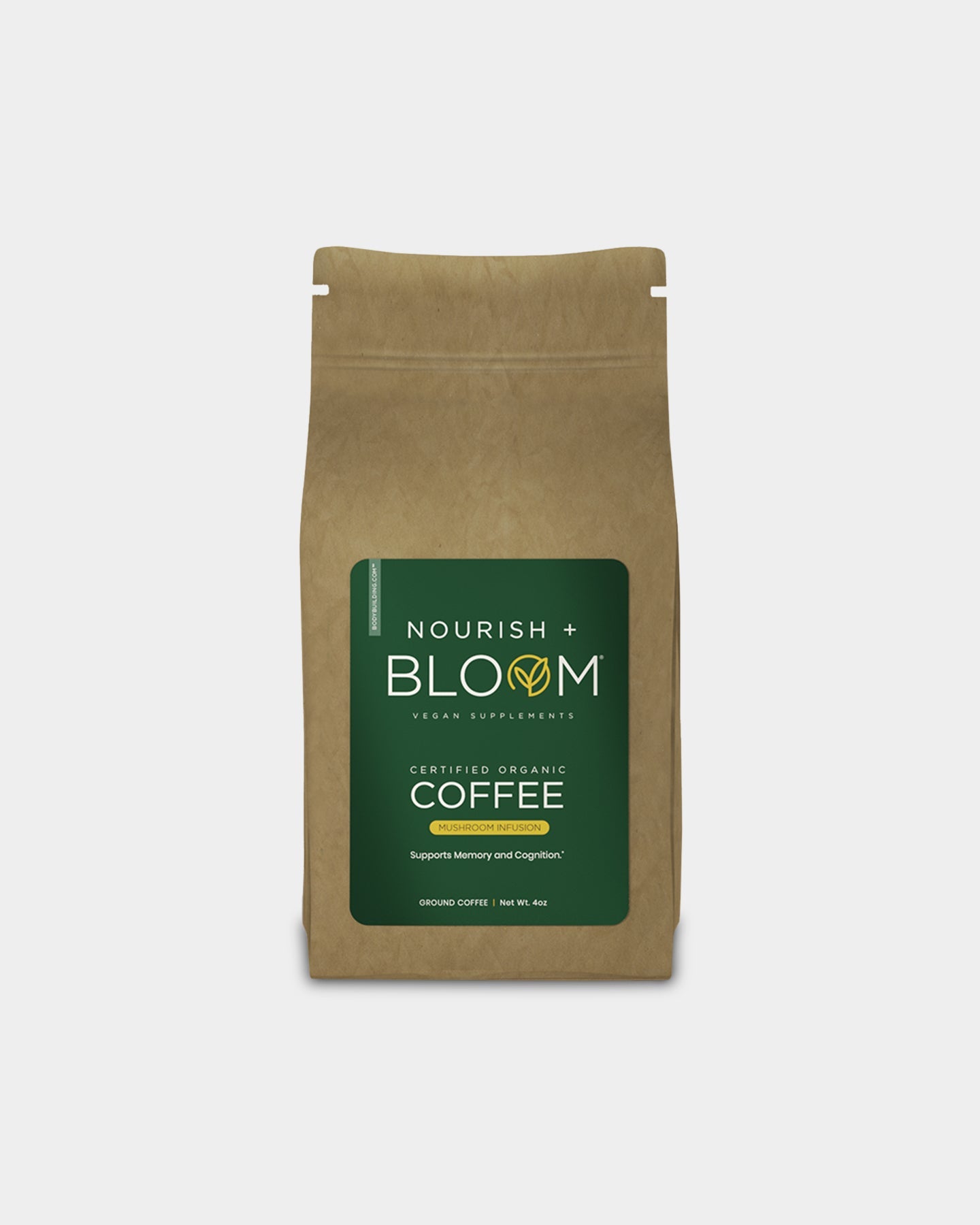 Nourish + Bloom Coffee with Mushroom Infusion - Organic Functional Coffee for Energy & Focus - Perfect for Morning Boost or Afternoon Pick-Me-Up