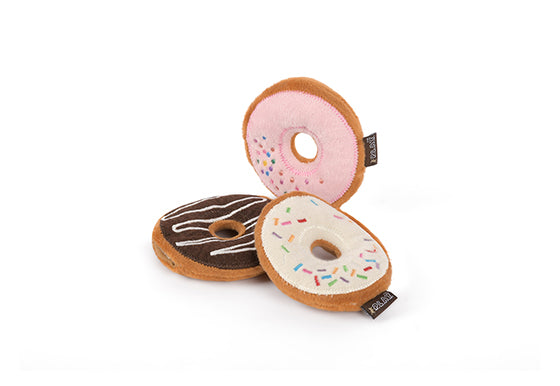 P.L.A.Y. Feline Frenzy Catnip Toy Set - Kitty Kreme Donut Cat Toys for Play & Relaxation | Fun Interactive Treats for Indoor Cats & Kittens