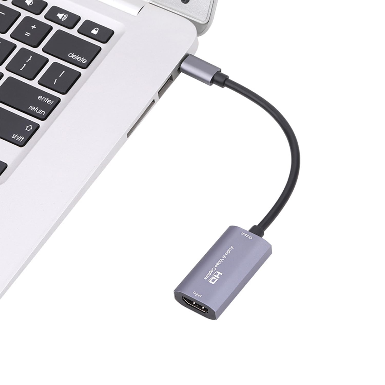 HDMI to USB C Capture Card 1080P 60fps - USB C Audio Video Capture Device for Live Streaming, Gaming, Video Conference & Recording - Compatible with PC, Mac, Laptop (Perfect for Twitch, YouTube, Zoom, Online Teaching)