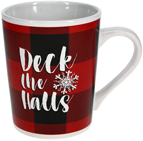 2 Pack 14 Oz Christmas Magic Color Changing Mugs with Holiday Sayings - Includes Chocolate Stirring Spoons & 6 Swiss Miss Hot Cocoa Packets - Perfect for Holiday Gifts, Cozy Winter Nights & Family Gatherings