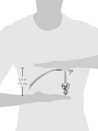 Premium Master Series Duosphere Anal Plug with Bondage Hook - Comfortable & Safe for Beginners & Experts - Perfect for BDSM, Couples Play & Solo Exploration