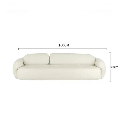 Stylish Minimalist Puff Sofa - Modern Comfort for Living Room, Bedroom & Lounge | Cozy Seating for Small Spaces