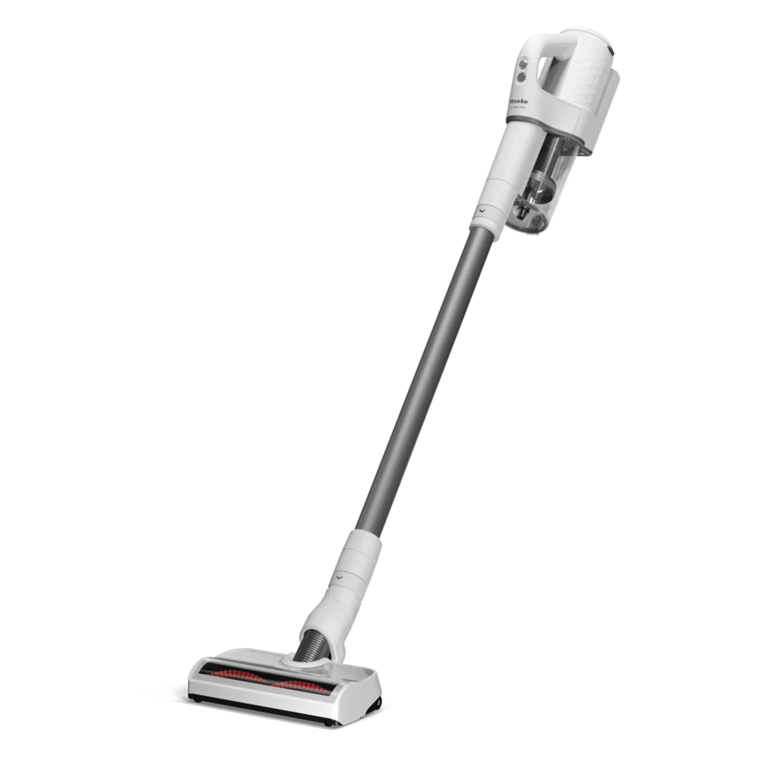 Miele Duoflex Extra Cordless Stick Vacuum Cleaner - Bagless, Multi-Floor, 2 Attachable Brushes, Brilliant White/Space Grey - Perfect for Hardwood Floors, Carpets & Pet Hair Cleaning
