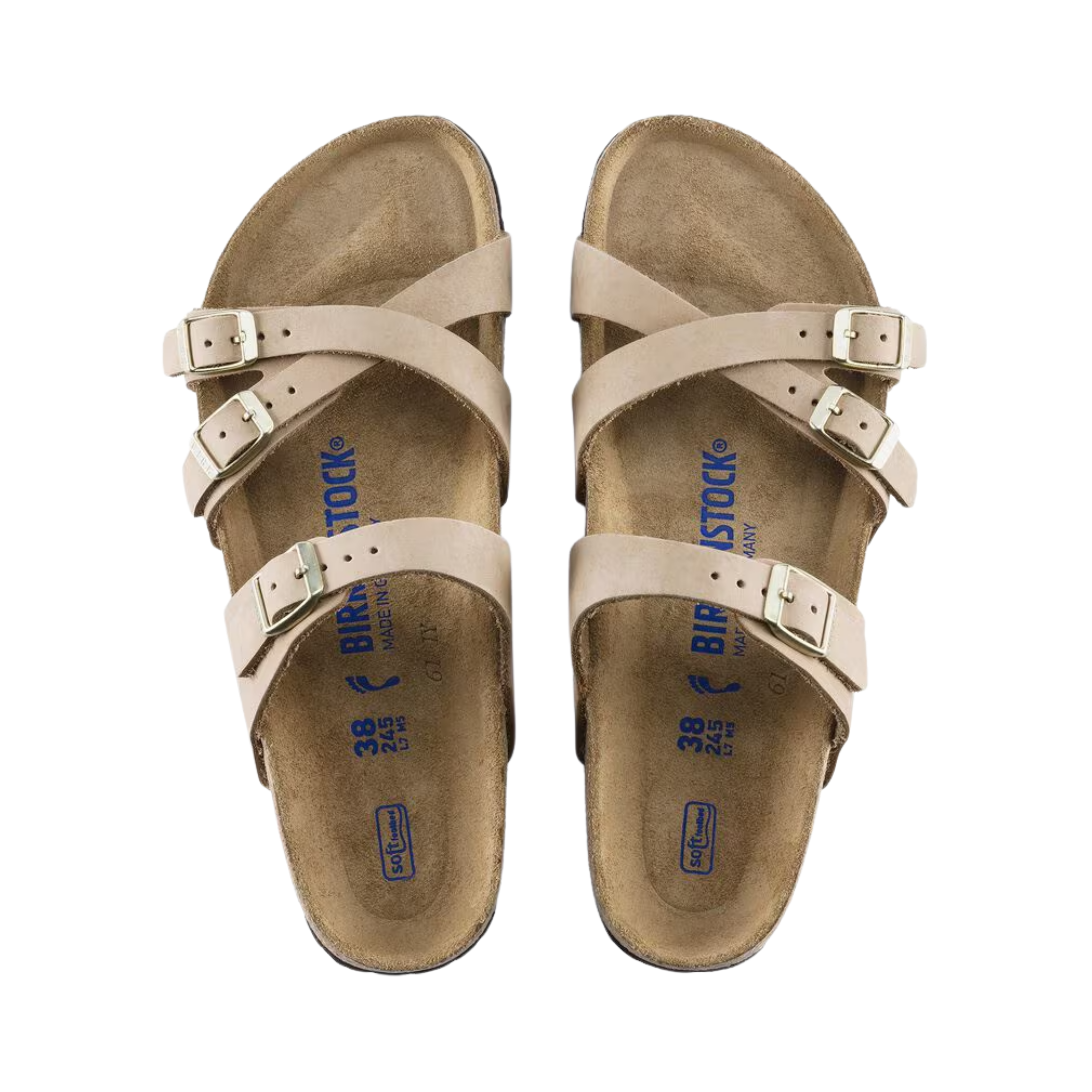 Women's Franca Soft Footbed Sandals - Comfortable Nubuck Leather Sandals for Women | Perfect for Beach, Vacation & Summer Outfits