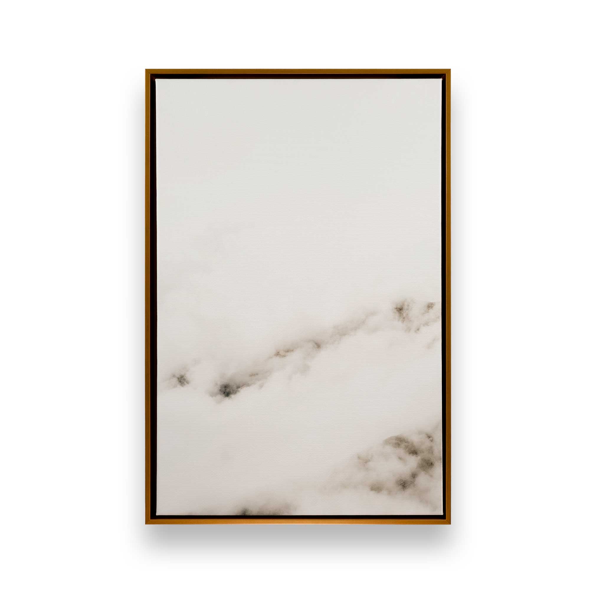 Hazy Horizons Canvas Wall Art Print - Modern Landscape Painting for Living Room, Bedroom & Office Decor