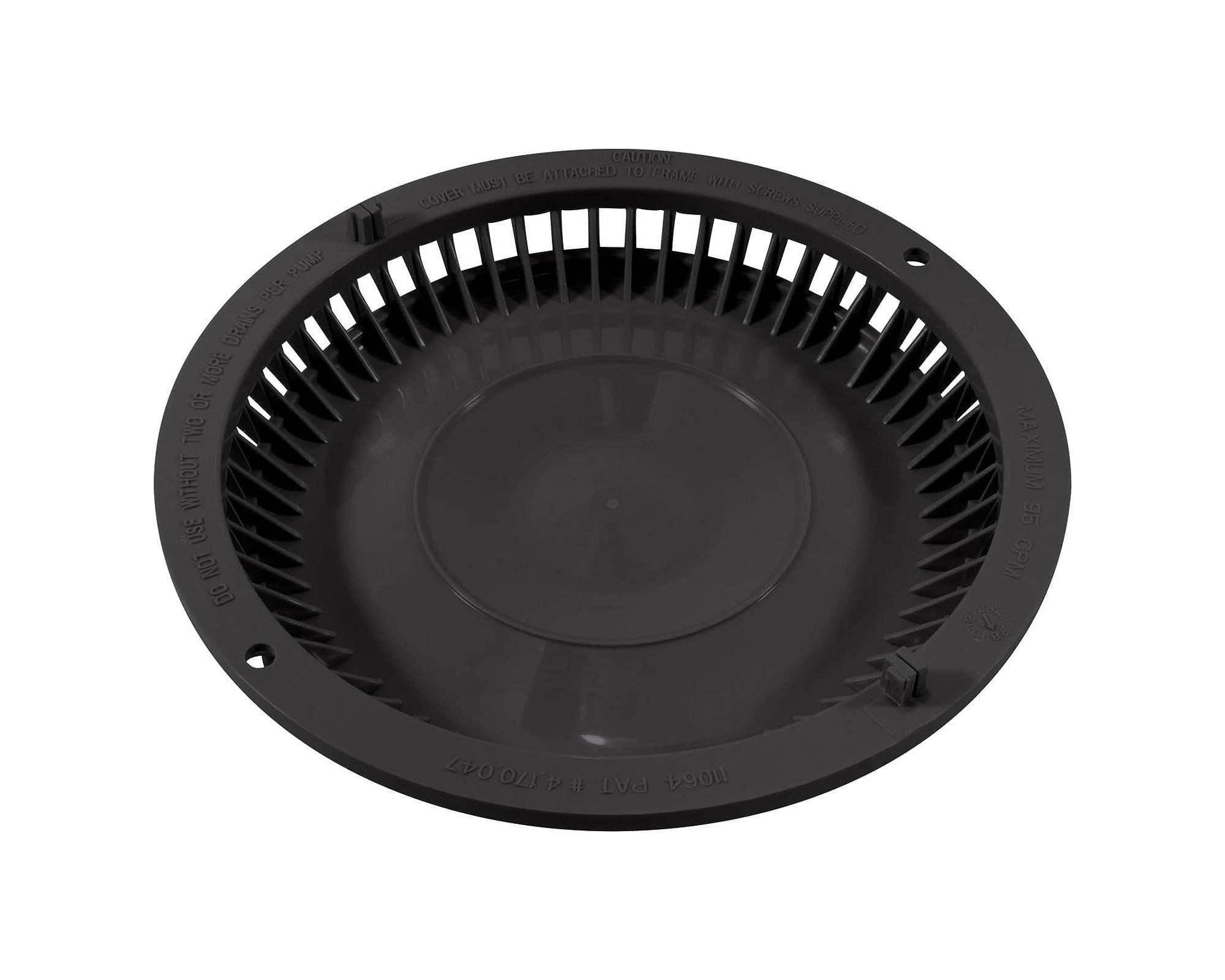 Afras Anti Vortex ABS Drain Cover 7.375 Inch - Heavy Duty Bathroom & Shower Drain Grate for Home & Commercial Use