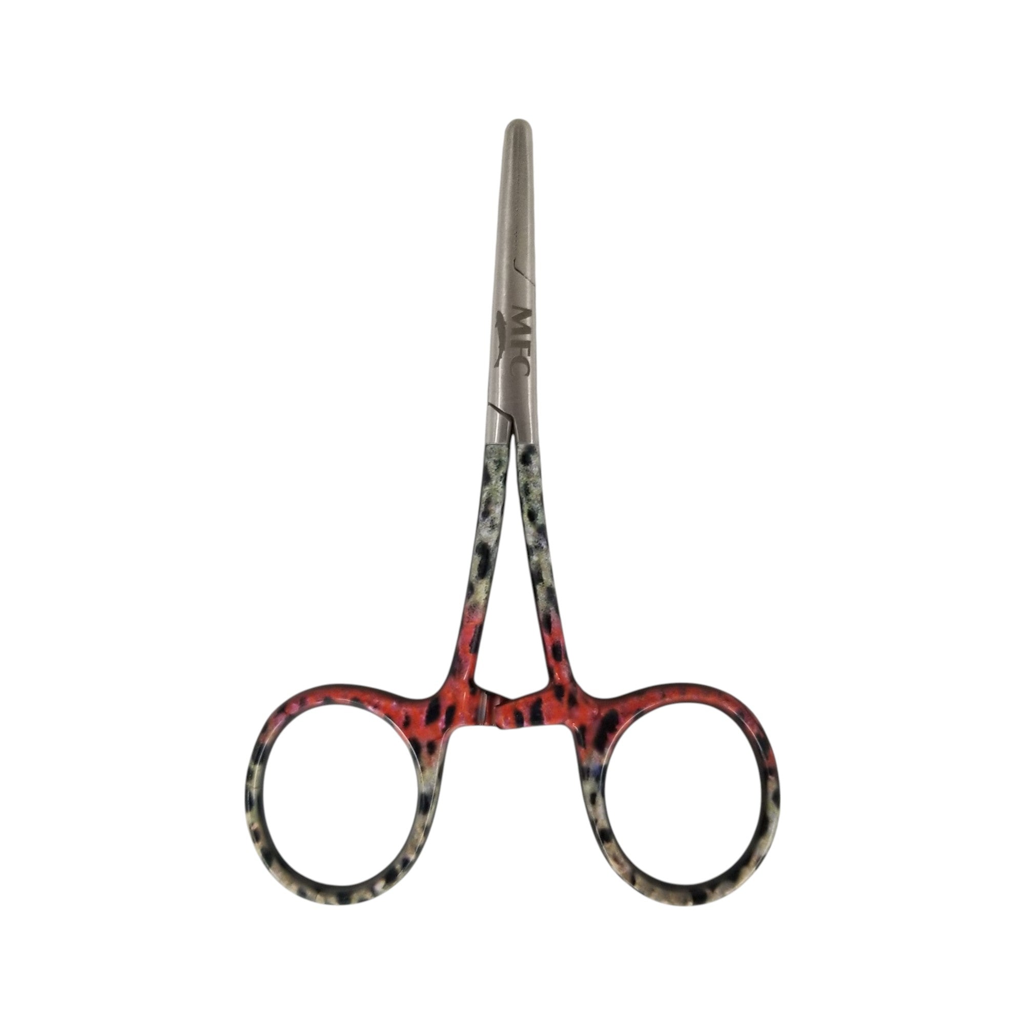5 Straight Tip River Camo Forceps - Premium Fishing Pliers for Fly Fishing, Trout Fishing & Outdoor Gear - Perfect for Fly Tying, Hook Removal & Line Cutting
