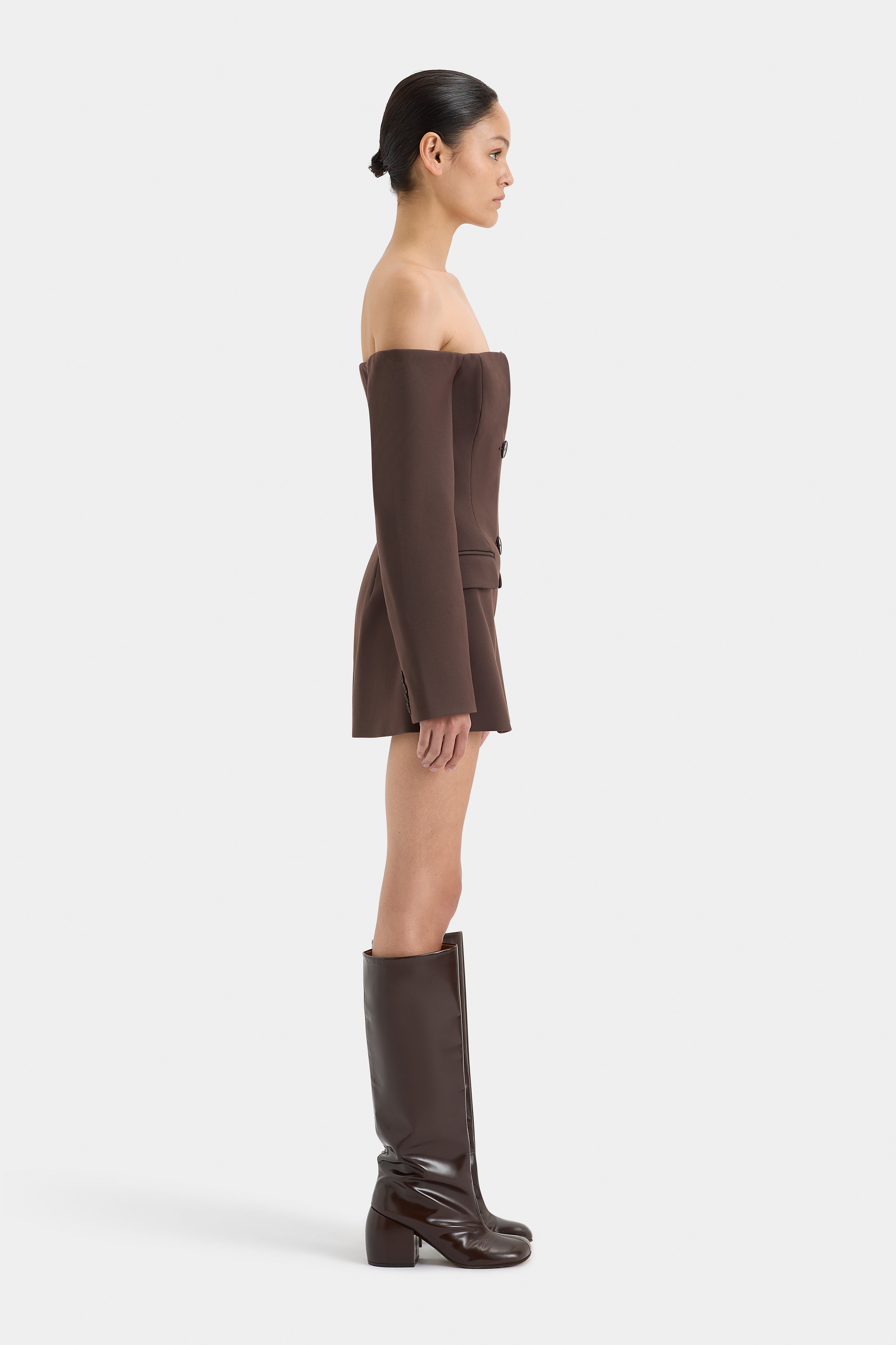 Sandrine Tailored Mini Dress for Women - Elegant Bodycon Party Dress for Night Out, Date Night & Special Occasions