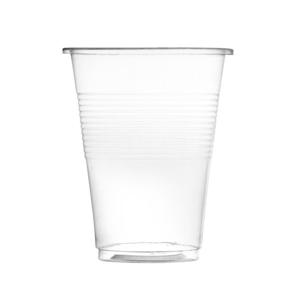 Clear 9oz Plastic Cups - 80 Pack Bulk Disposable Drinking Cups for Parties, Events, and Home Use