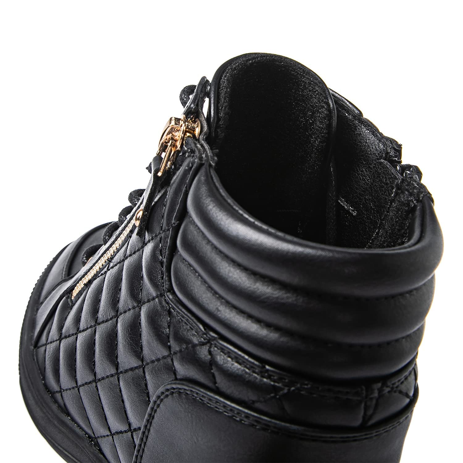 GLOBALWIN Women's Fashion Ankle Boots Wedge Sneakers - Comfortable Casual Shoes for Walking, Work & Everyday Wear