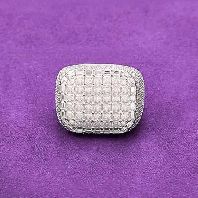 14K White Gold 9 Ring Set with VVS Moissanite Diamonds - Perfect for Engagement, Wedding & Anniversary Gifts