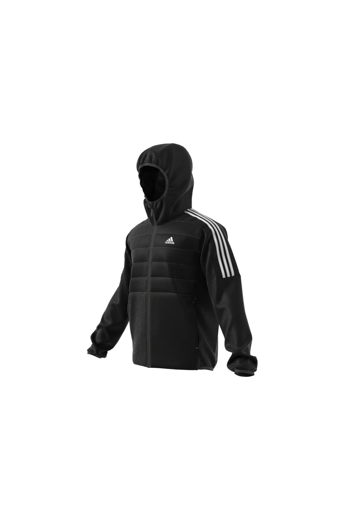 Adidas Essentials Insulated Hooded Hybrid Midweight Jacket for Men - Warm Winter Coat for Outdoor Activities, Hiking & Casual Wear