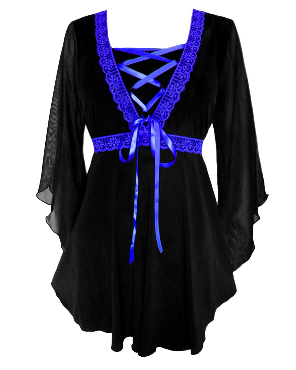 Victorian Gothic Corset Top for Women - Elegant Medieval Blouse for Halloween, Cosplay & Everyday Wear | Perfect for Renaissance Fairs, Gothic Fashion & Theatrical Performances
