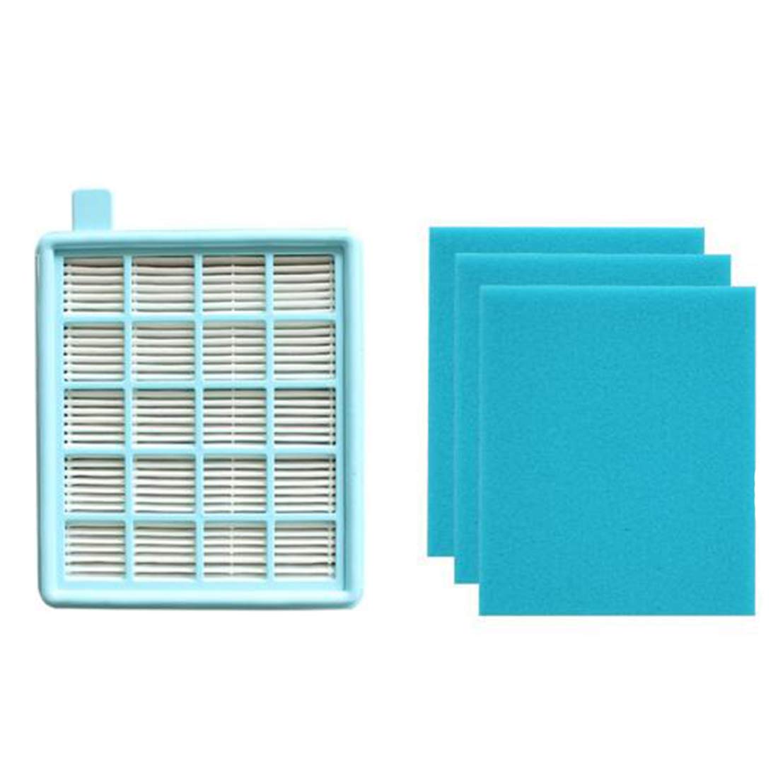 Philips Vacuum Cleaner HEPA Filter Replacement with Foam Accessories | High Efficiency Air Purification | Ideal for Home Cleaning & Pet Hair Removal