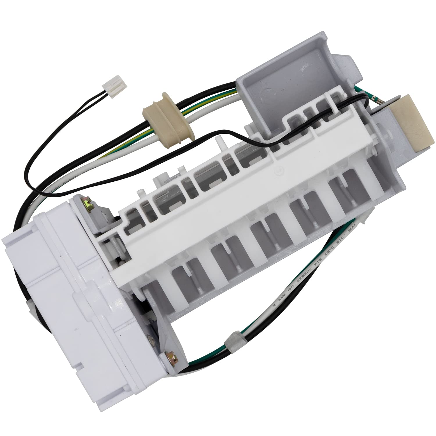 Original Refrigerator Ice Maker Assembly Replacement - Model W11579560 & W11658802 - Compatible with Select Refrigerators - Perfect for Kitchen Appliance Repair & DIY Installation