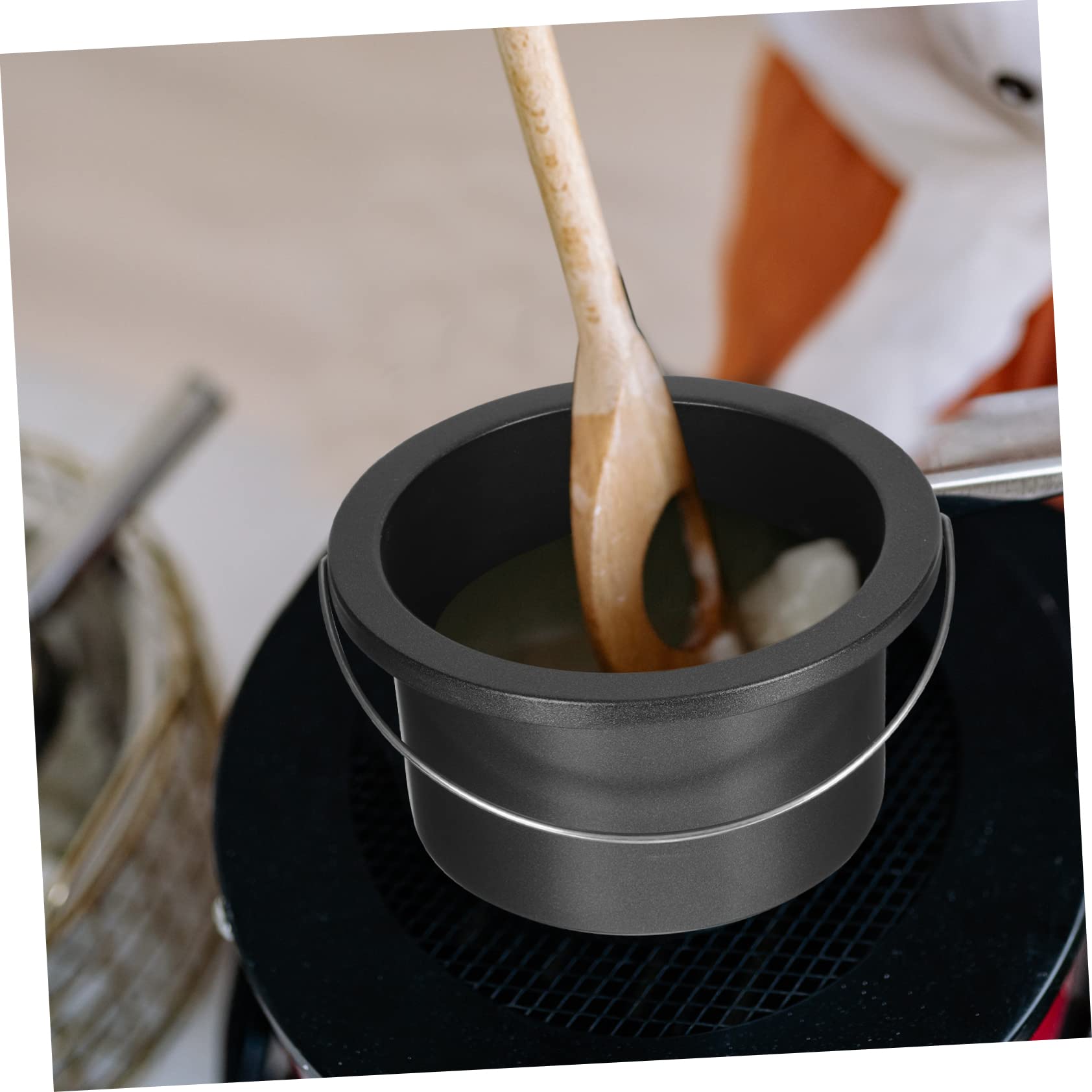 Minkissy 1pc Non-Stick Aluminum Wax Warmer Pot - Wax Melting Machine Inner Pot for Hair Removal, Depilatory Wax Heater, Candle Wax Melter - Perfect for Salon, Spa & Home Use