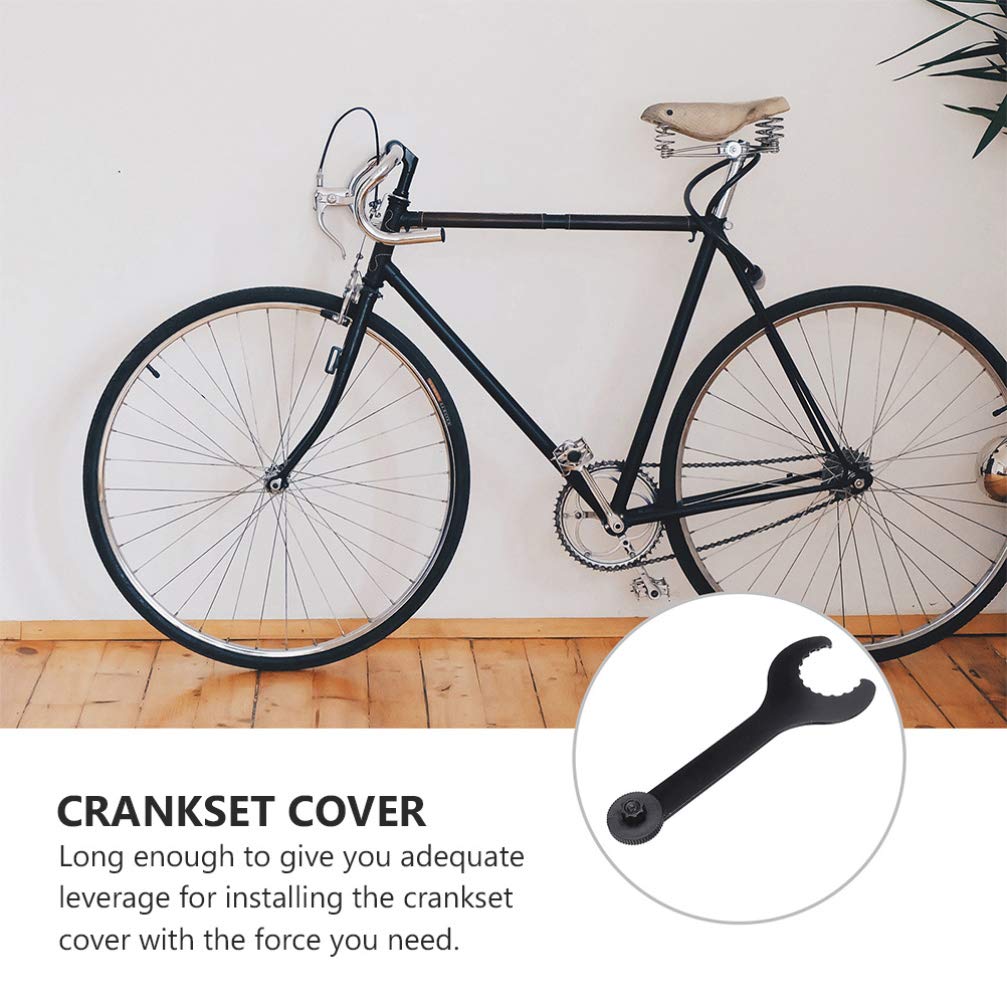 FAVOMOTO Bike Crankset Removal Tool - Integrated Center Shaft Wrench for Bicycle Bottom Bracket, Center Axle BB Wrench | Perfect for Crankset Installation, Bike Repair & Maintenance | Essential Cycling Accessories for Home Mechanics & Bike Shops