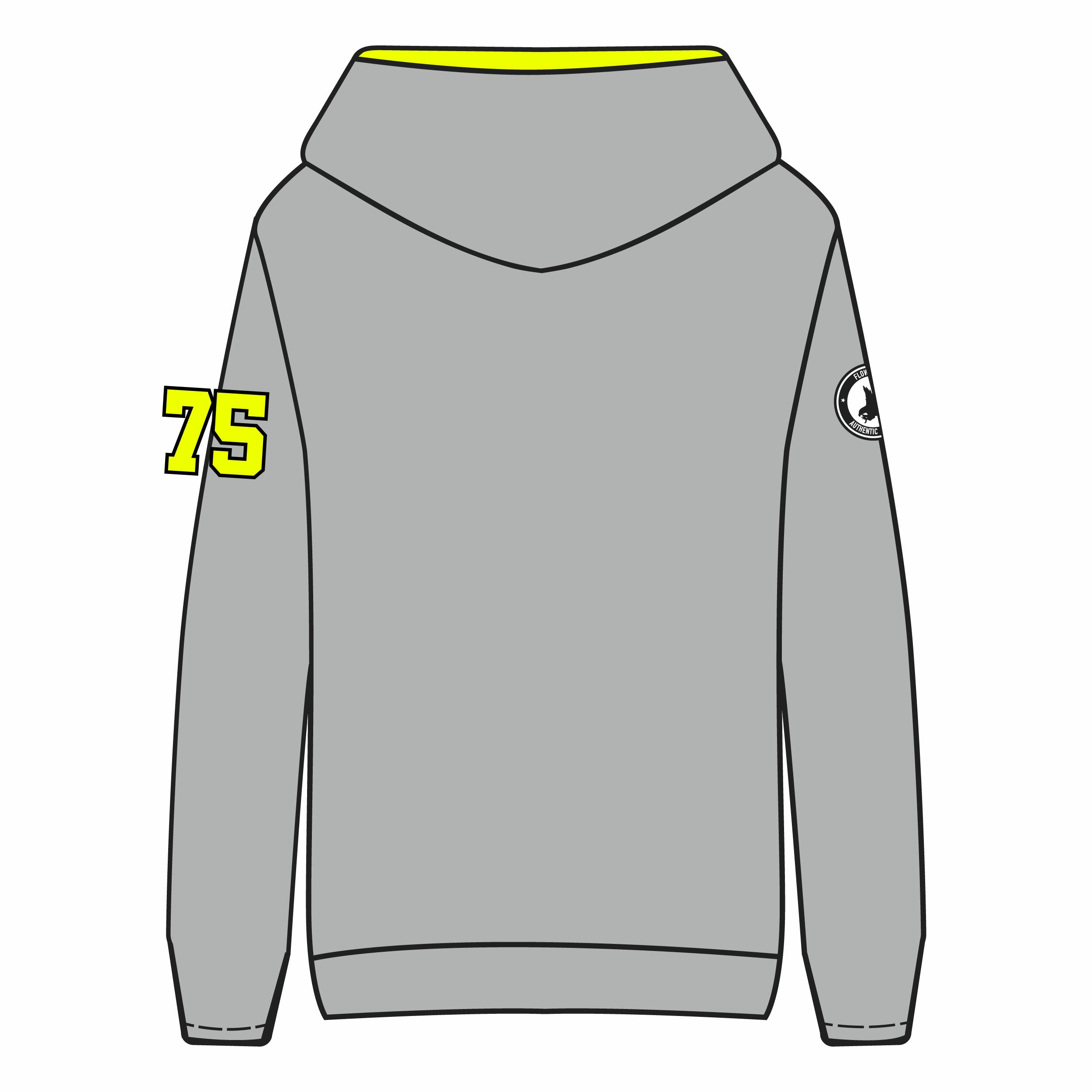 Youth & Adult Will O'Neill Hockey Factory Grey Hoodie - Unisex Pullover Sweatshirt for Hockey Fans & Players - Perfect for Games, Training & Casual Wear