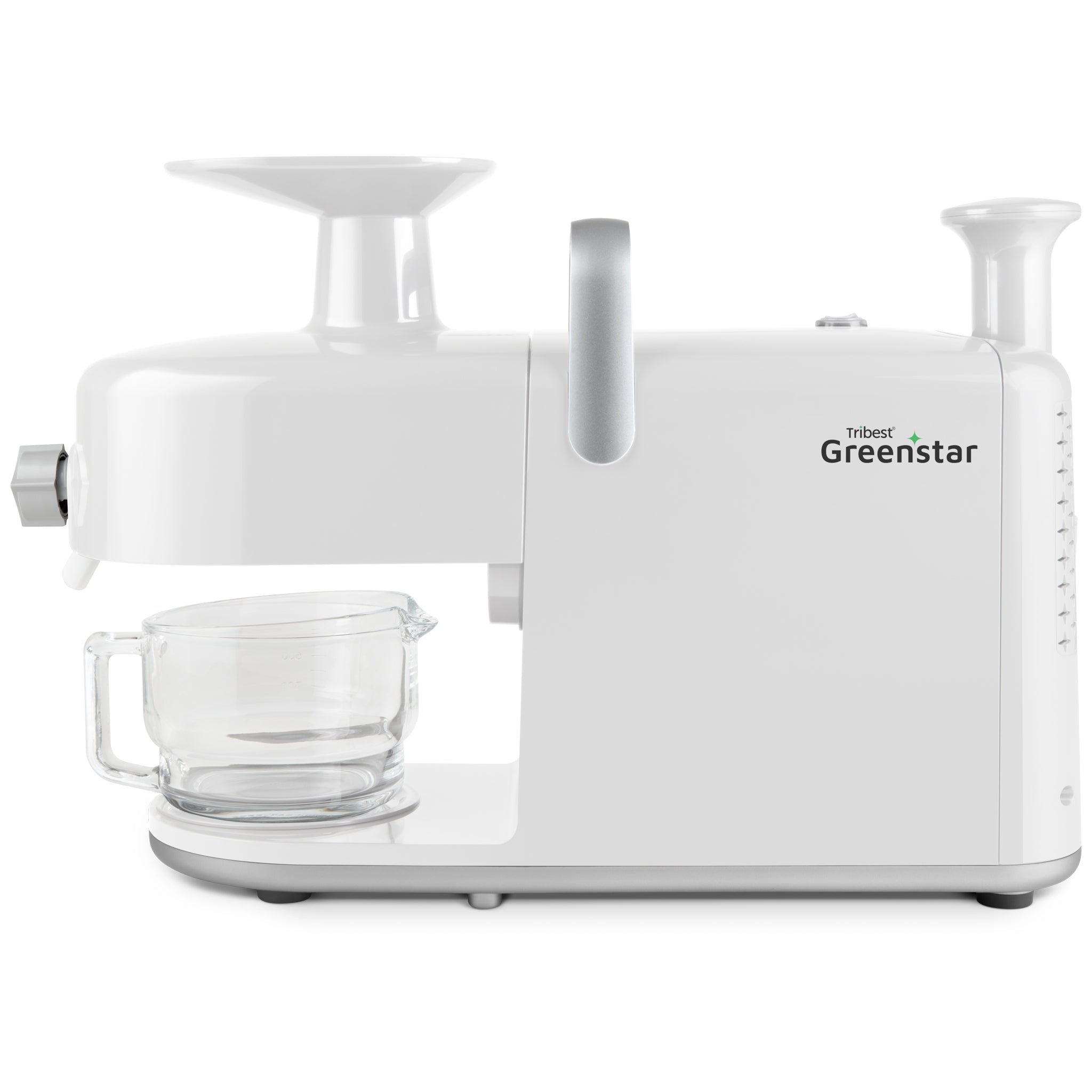 Greenstar® 5 Stainless Steel Twin Gear Masticating Juicer - Cold Press Slow Juicer for Fruits, Vegetables & Leafy Greens - Perfect for Healthy Juicing at Home, Gym or Office