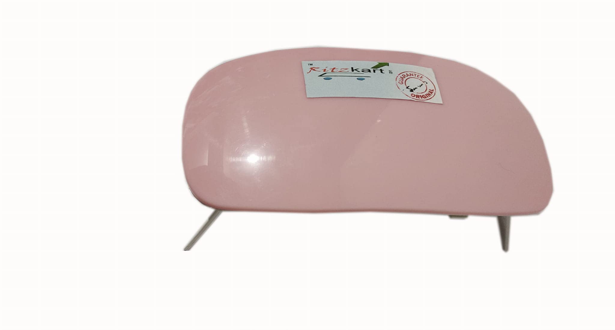 Ritzprime Mini UV LED Nail Lamp - Portable Mouse-Shaped Gel Nail Dryer with USB Cable for All Gel Polish (Pink) | Perfect for Home Manicures, Travel & Salon Use