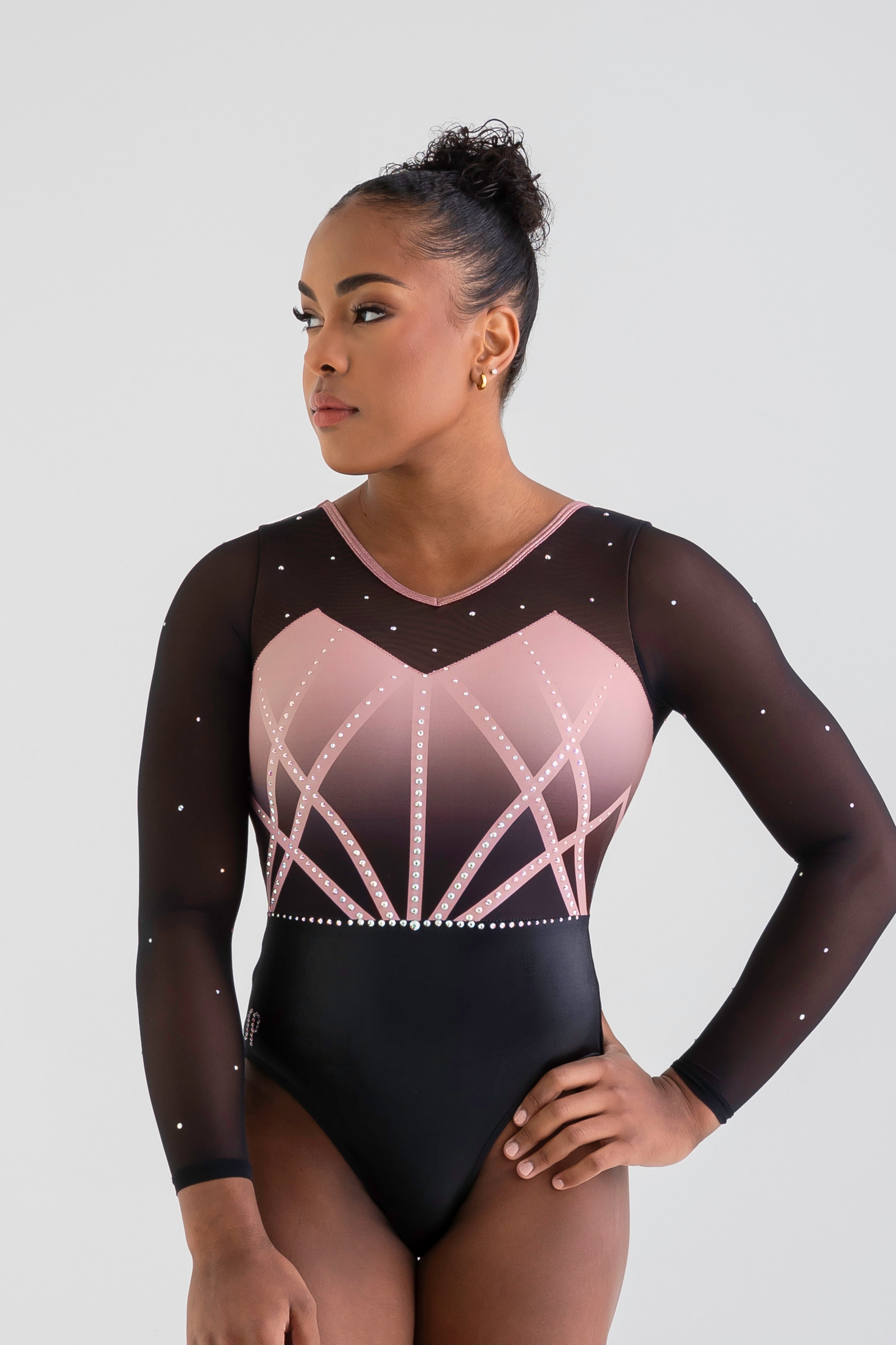 Jessa Leotard - Long Sleeve Dance Leotard for Women, Ballet & Gymnastics Performance Wear - Perfect for Dance Classes, Recitals & Competitions