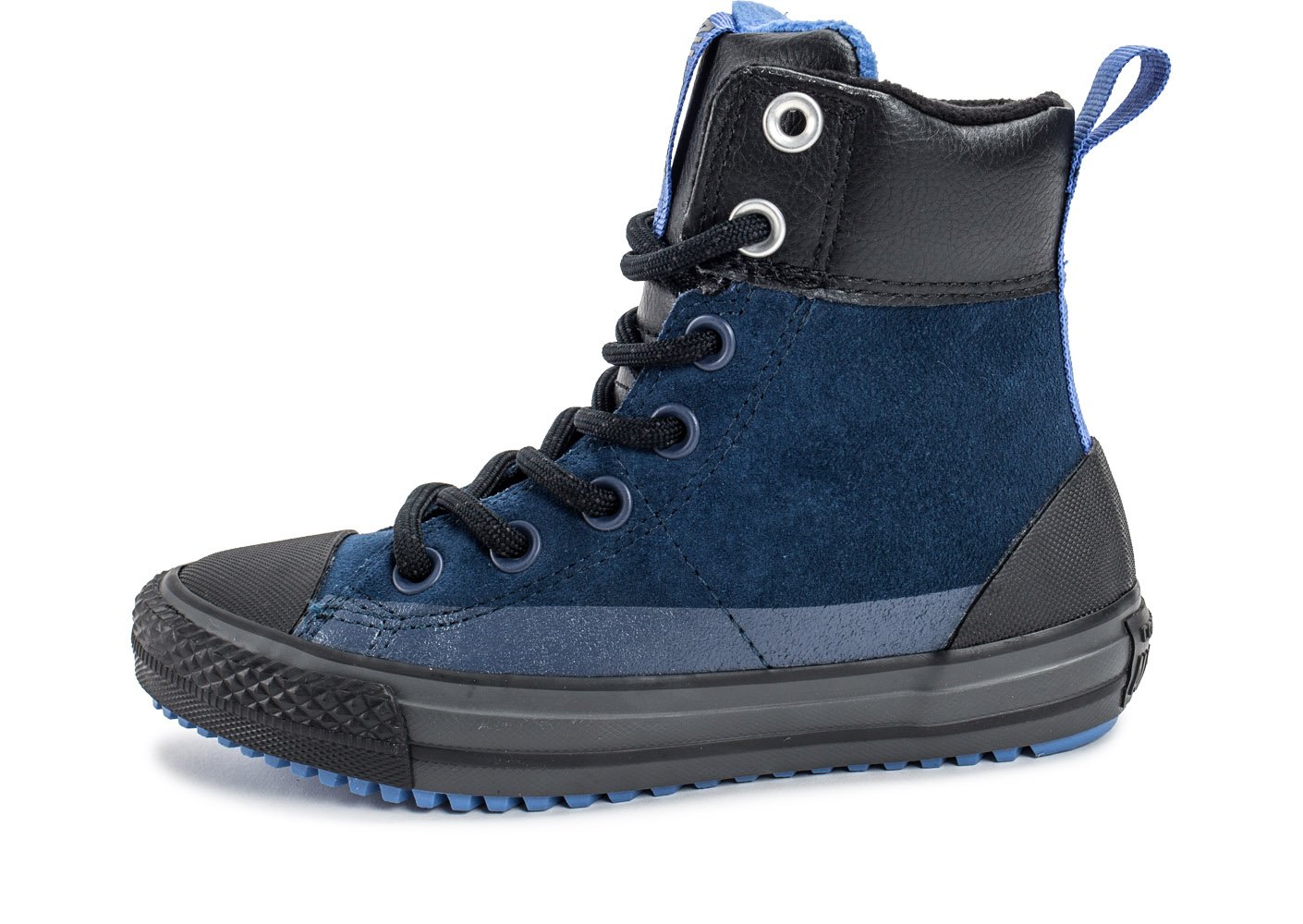 Converse Chuck Taylor All Star Asphalt Boot Hi - Navy/Oxygen Blue/Black - Unisex Kids Sneakers (Size 12 Little Kid M) - Durable High-Top Shoes for School, Play & Everyday Wear