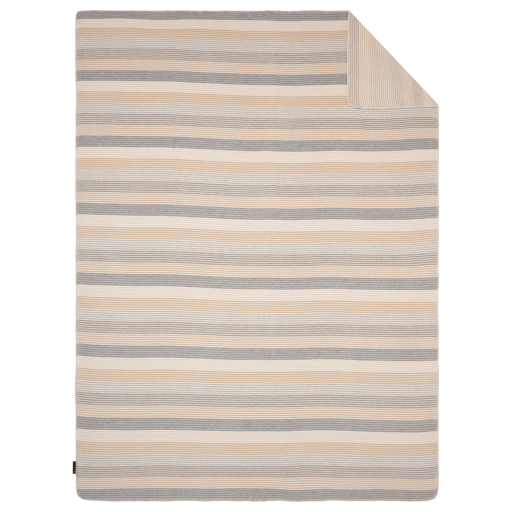 Ibena Almada Premium Soft Luxury Blanket - Beige & Grey - Cozy Throw for Bed, Sofa, and Travel - Ultra-Plush & Warm Fleece Blanket for Home Decor, Gifts, and Relaxation