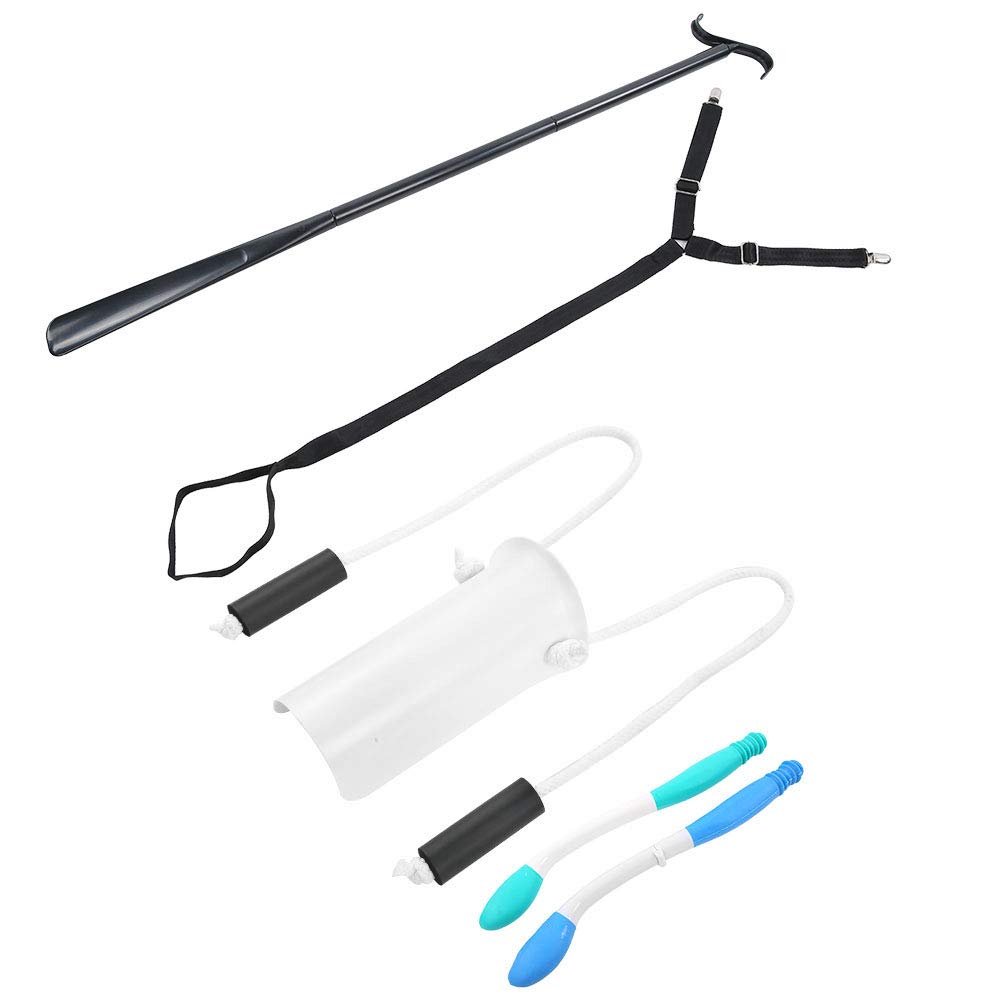 Premium Clip Pull Dressing Aid Strap - Assistive Toilet Aid Tool for Elderly, Pregnant & Injured Patients - Portable Mobility Device for Daily Living & Post-Surgery Care