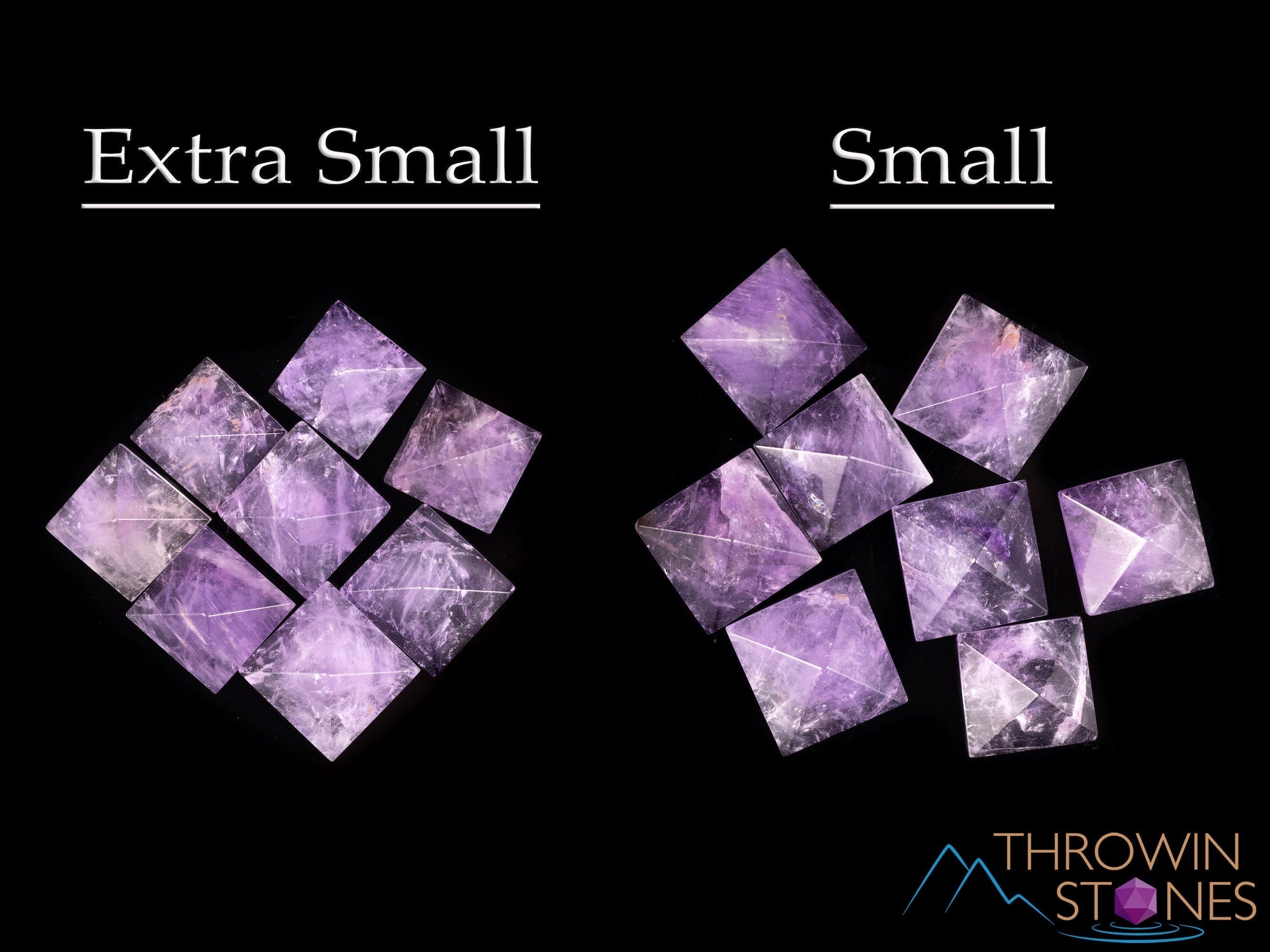 AMETHYST Crystal Pyramid - Sacred Geometry Healing Stone for Meditation, Chakra Balancing & Energy Work | Natural Metaphysical Decor for Home & Office | E2115