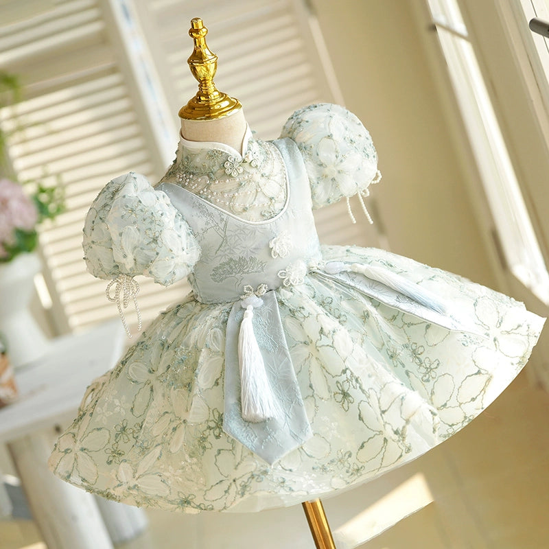 Princess Dress for Girls - Fluffy Birthday Party Gown | Elegant & Comfortable Kids Formal Wear for Special Occasions, Photos & Celebrations