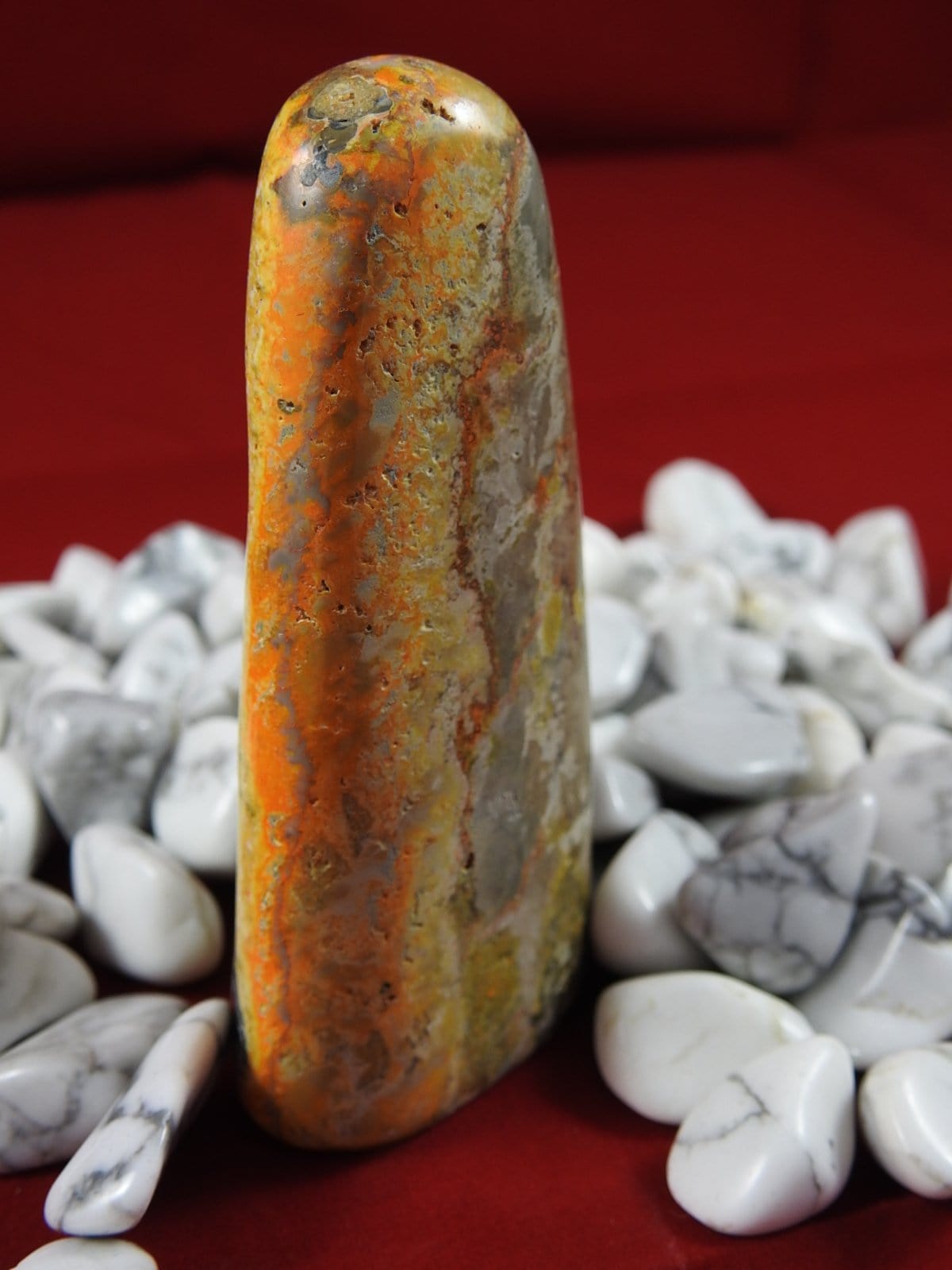 Natural Bumblebee Jasper Free Form Stone - Healing Crystal for Meditation, Yoga & Home Decor | Unique Handcrafted Gemstone for Spiritual Energy & Positive Vibes