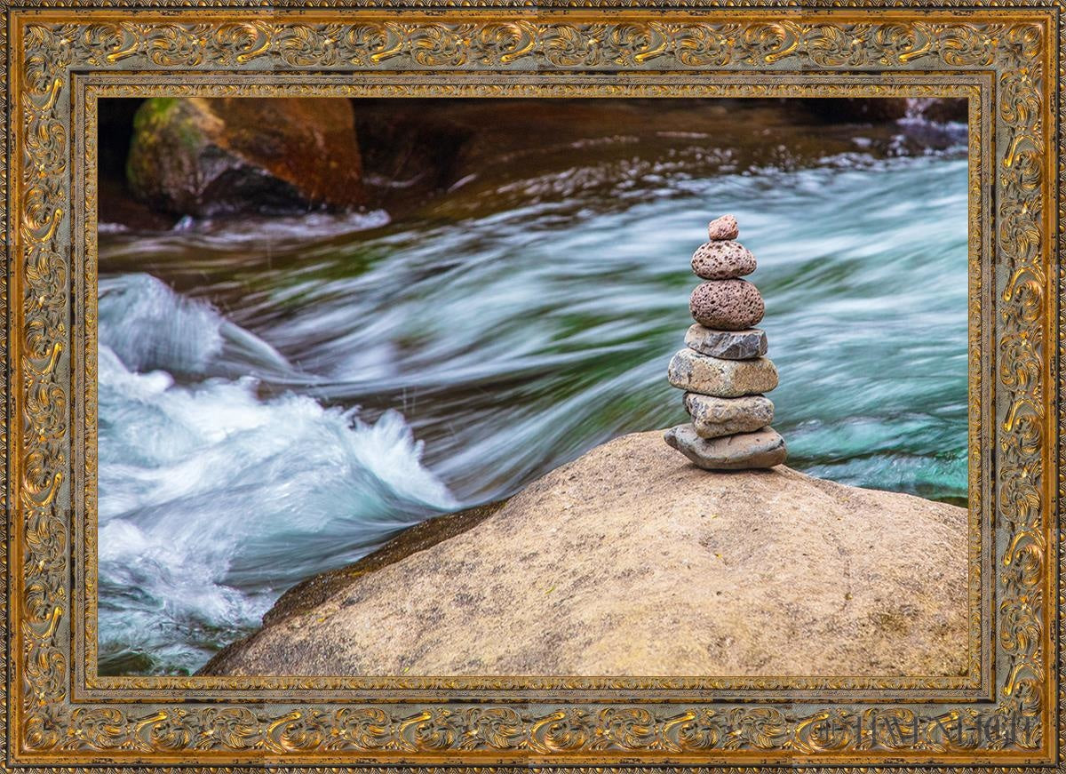 Cairn Meditation Stones - Natural Balancing Stones for Mindfulness, Stress Relief & Yoga - Perfect for Home, Office & Outdoor Meditation Practice
