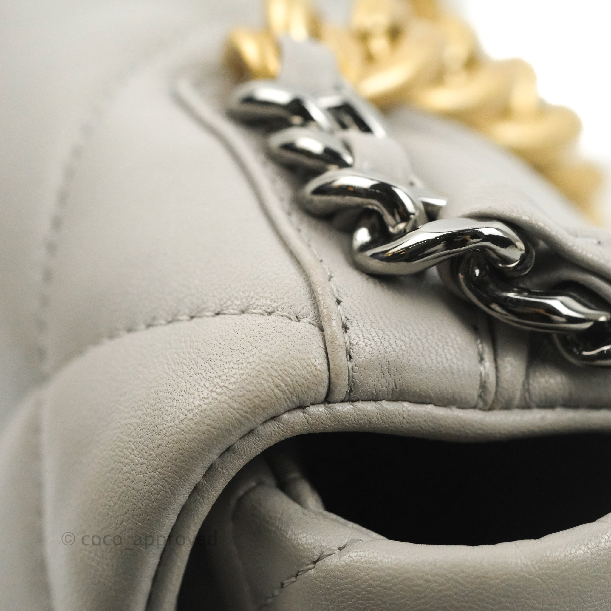 Chanel 19 Medium Grey Mixed Hardware Flap Bag - Luxury Designer Handbag for Women | Perfect for Work, Evening Events & Everyday Use
