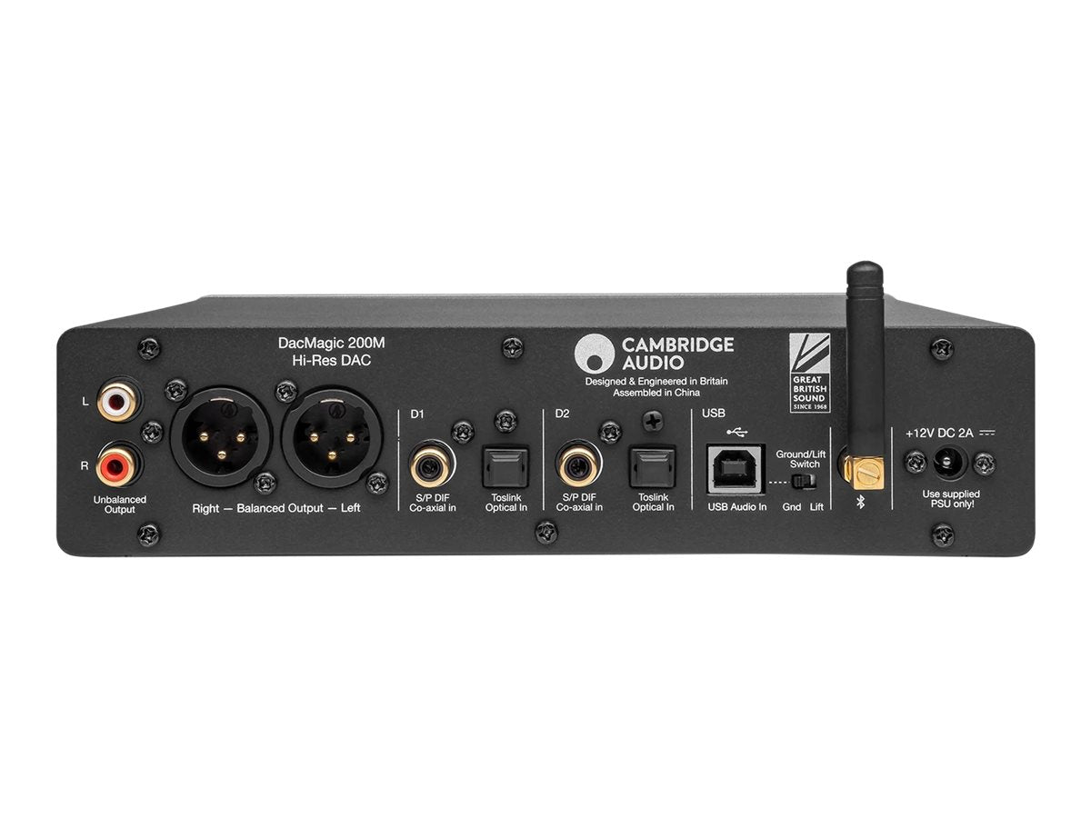 Cambridge Audio DacMagic 200M Digital-to-Analog Converter - High-Resolution Audio DAC for Home Theater & Music Systems | Perfect for Audiophiles & Hi-Fi Enthusiasts