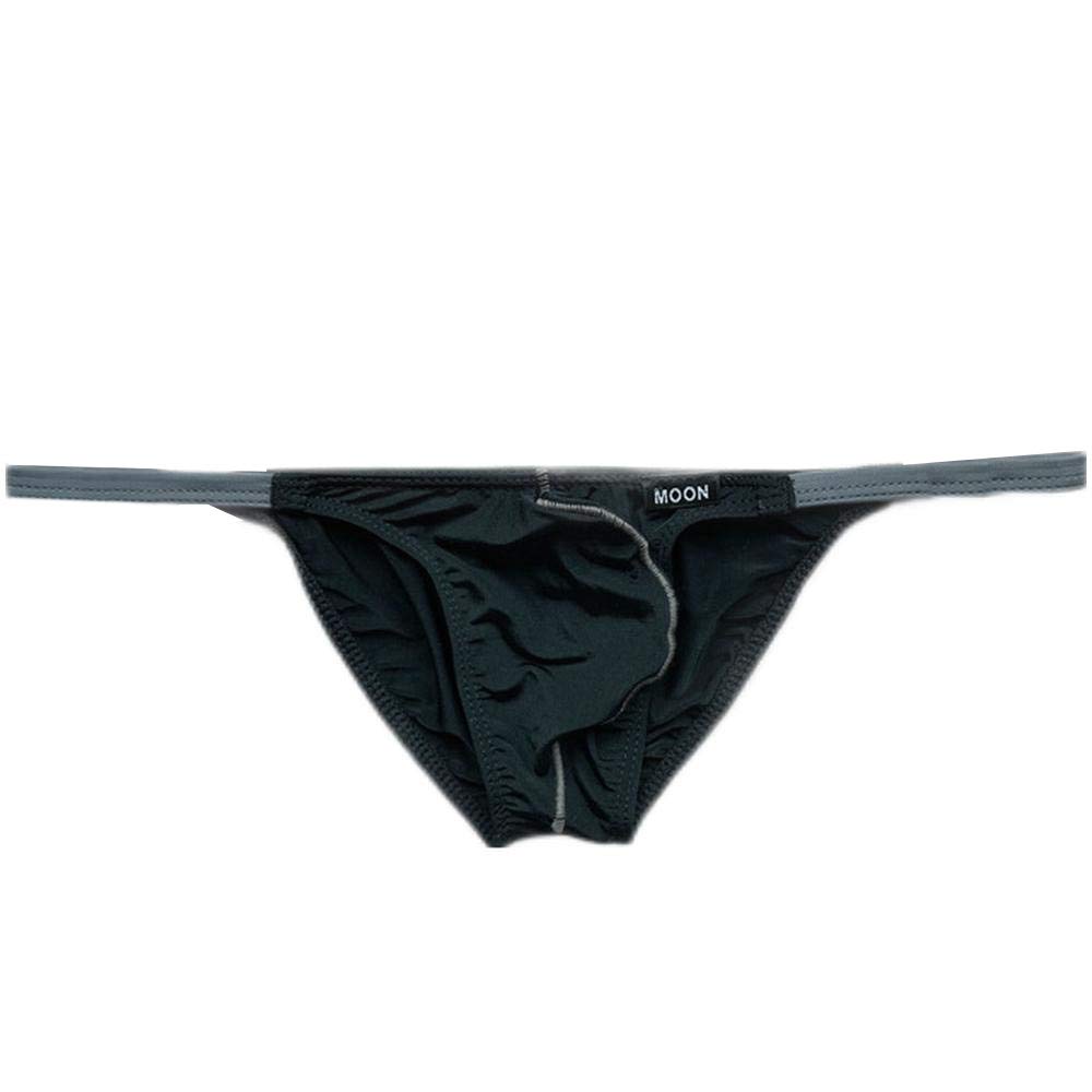 Men's Seamless Low Rise Bikini String Underwear - Comfortable & Sexy Bulge Enhancing Briefs for Beach, Swimming & Intimate Moments