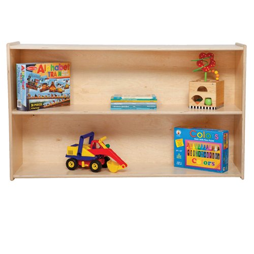 Montessori 2 Shelf Horizontal Bookcase 48