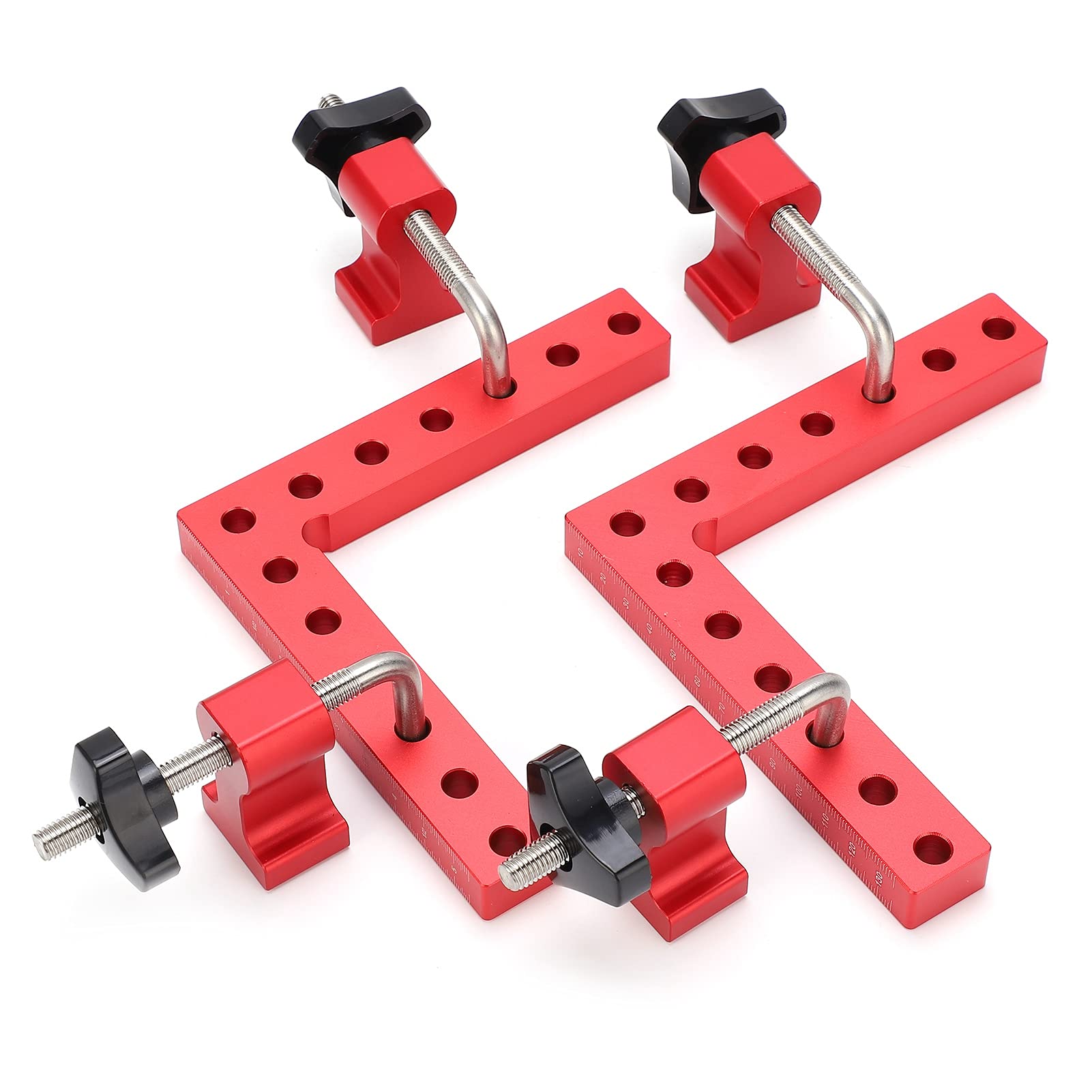90 Degree Right Angle Positioning Ruler Set - Precision Woodworking Square Measuring Tool Kit for Cabinet, Drawer & Furniture Making | Perfect for DIY Projects & Professional Carpentry