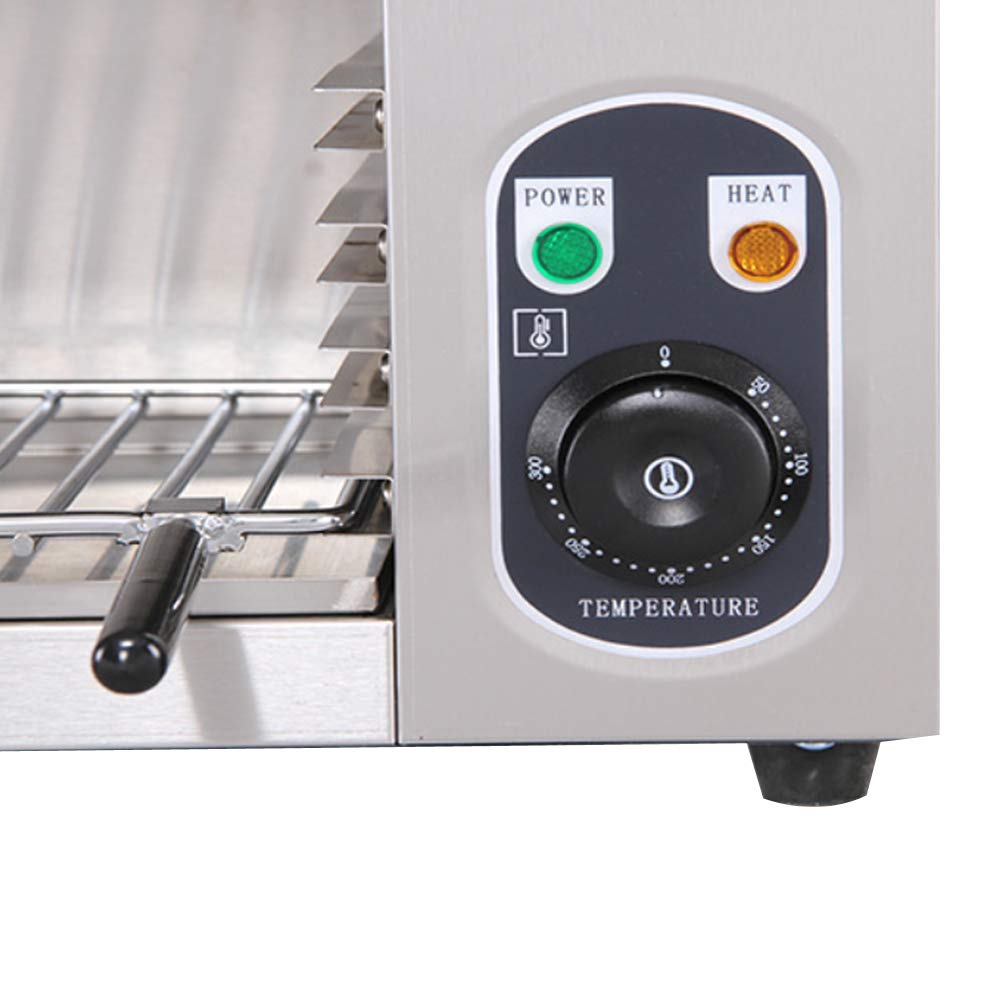 Electric Cheese Melter 2000W - Commercial & Home Countertop Salamander Broiler, Raclette Grill & BBQ Oven for Melting Cheese, Toasting Sandwiches & Grilling Meats | Perfect for Restaurants, Parties & Family Gatherings