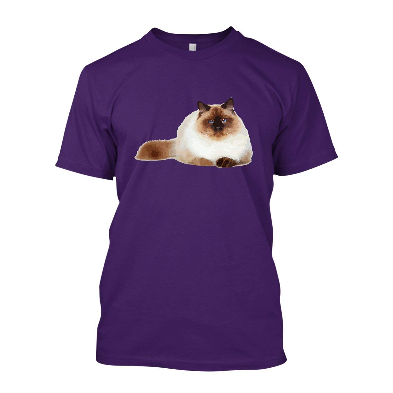 Stylish Birman Cat T-Shirt for Men & Women - Soft Cotton Unisex Tee - Perfect for Casual Wear, Cat Lovers & Pet Owners