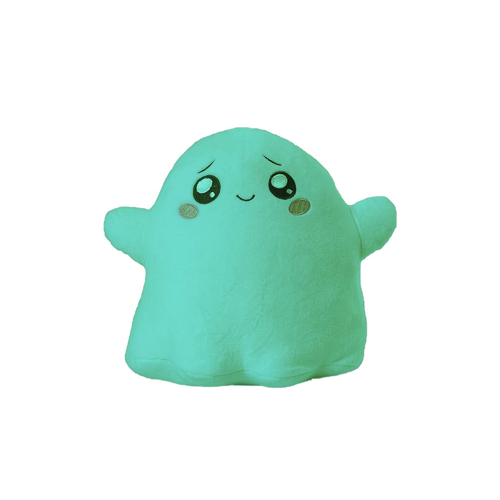 Shuyun Glow in The Dark Plush Toy - Soft Fluorescent Ghost Plush for Christmas Party Decorations & Gifts | Perfect for Halloween, Night Lights, and Kids' Bedroom Decor