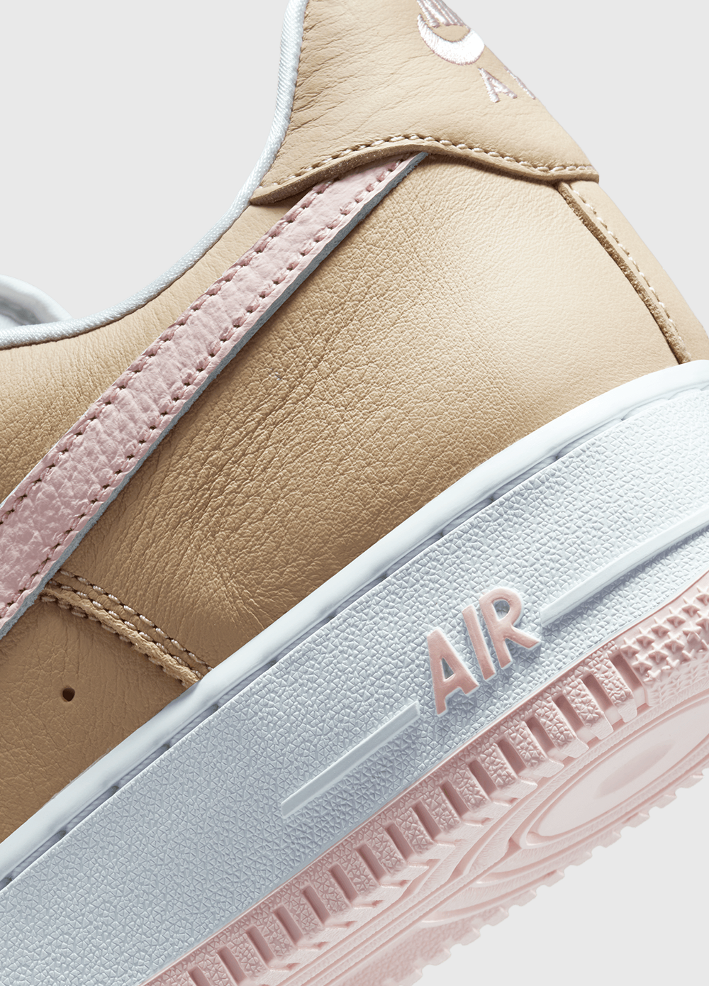 Nike Air Force 1 Low 'Linen' White Casual Sneakers - Men's Basketball-Inspired Streetwear Shoes for Everyday Wear & Urban Fashion