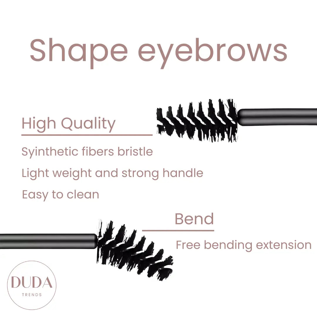 Natural Transparent Eyebrow Wax - Long Lasting Plant-Based Styling Gel for Defined Brows | Vegan, Cruelty-Free | Perfect for Daily Makeup & Professional Salon Use
