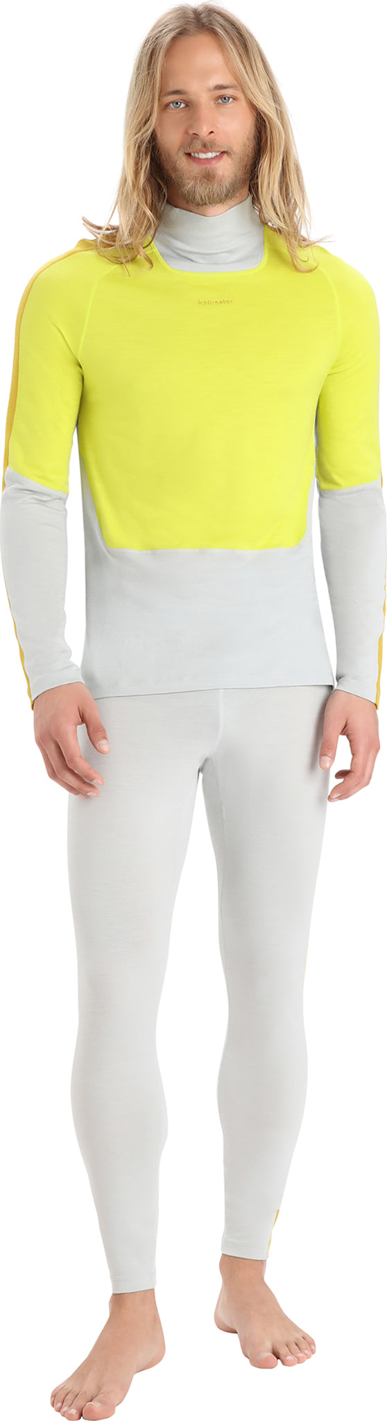 200 Sonebula Men's Long Sleeve Crewneck Base Layer Top - Thermal Underwear for Cold Weather, Hiking & Outdoor Activities