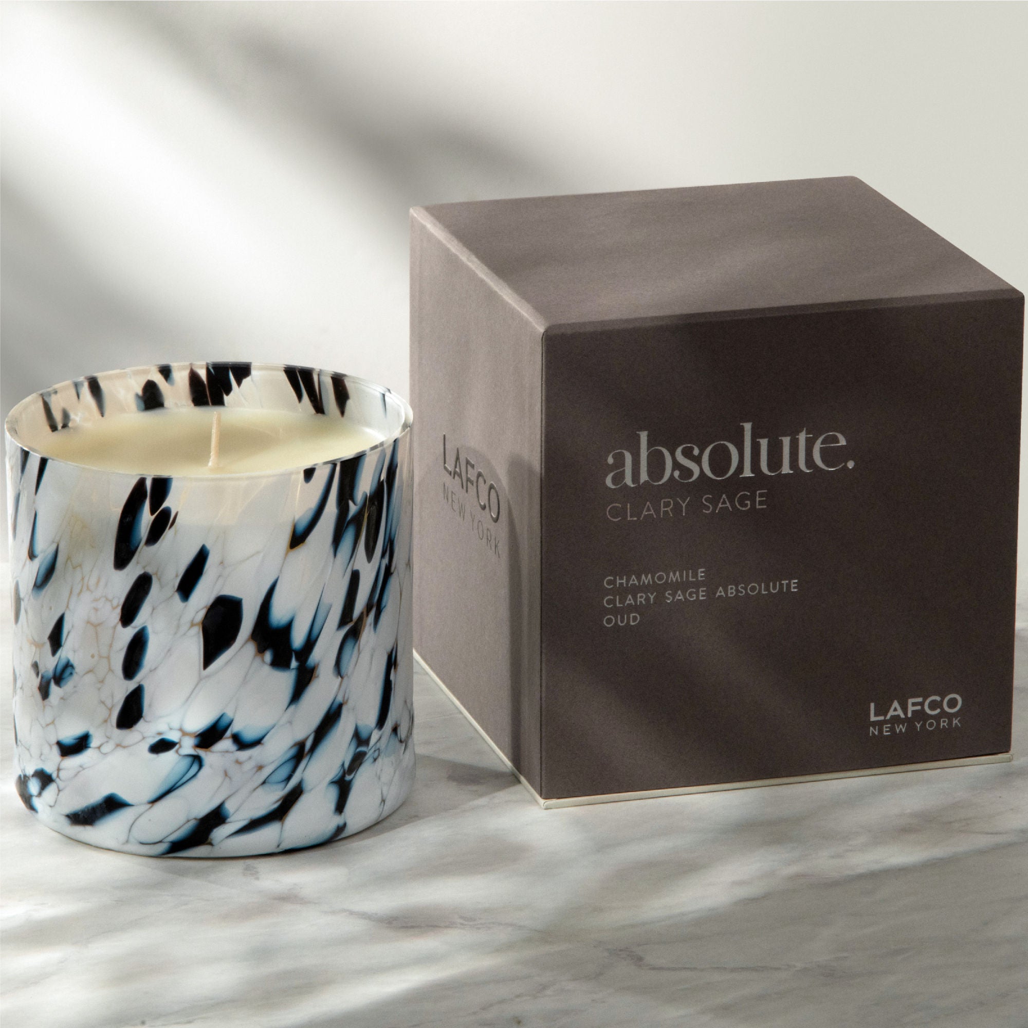 Absolute Clary Sage Candle - 100% Pure Essential Oil Scented Soy Wax Candle for Aromatherapy, Relaxation & Stress Relief | Perfect for Yoga, Meditation & Home Spa