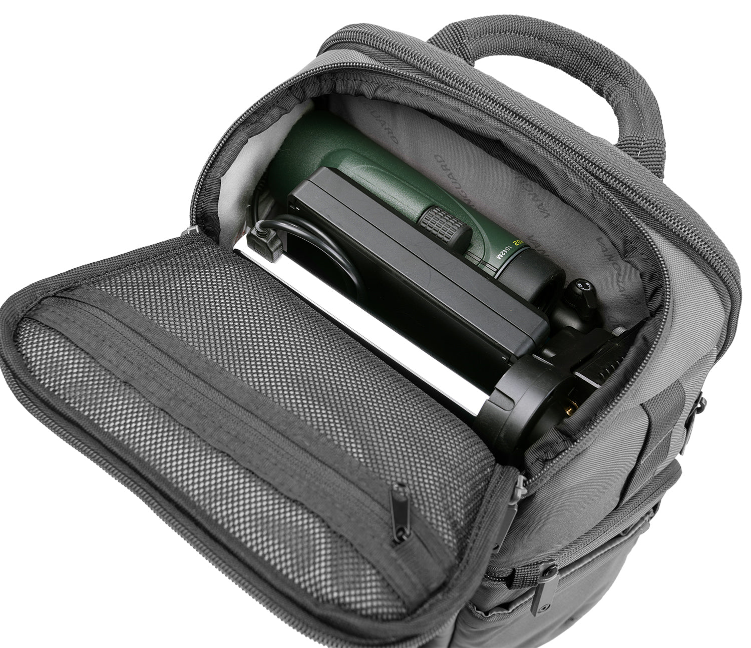VEO S46 Black Camera Backpack with USB Charging Port & Side Access - Waterproof DSLR Bag for Photographers, Travel & Outdoor Shooting