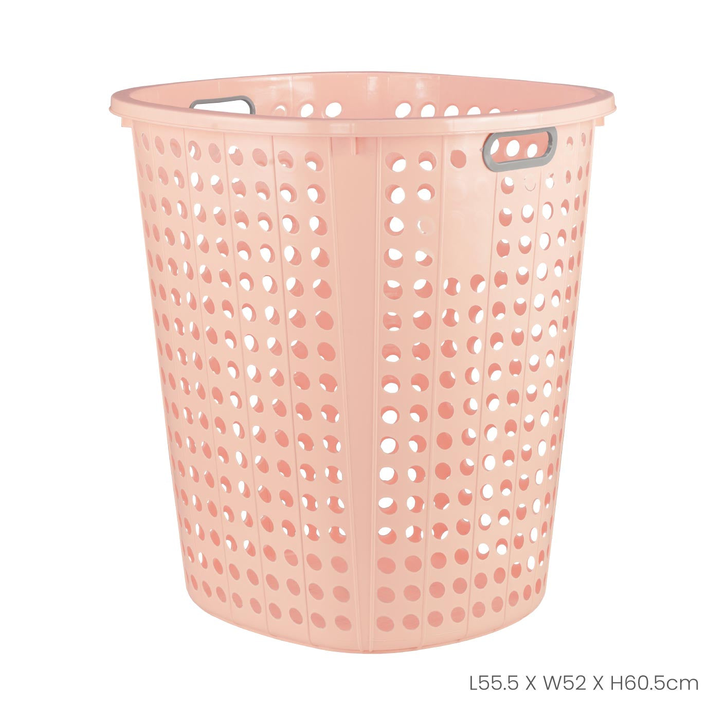 Large Heavy-Duty Laundry Basket with Handles - 43L Capacity for Laundry Room, Dorm, or Closet Organization - Foldable & Space-Saving Storage Solution